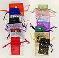 Velour-Textured Drawstring Pouches